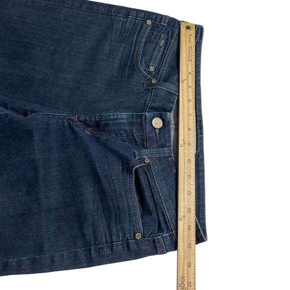 Joes Jeans Womens Size 29 Mid Rise Boot Cut Stretch Dark Wash Blue Denim Zip Fly - Picture 9 of 12